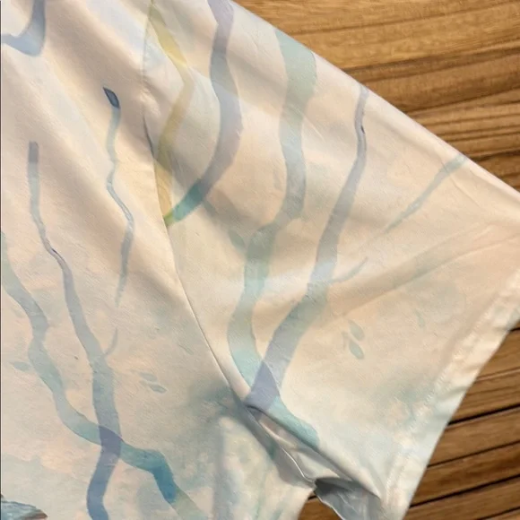 Temu Sea Turtle Graphic Seaweed Ocean Blouse 5X - Picture 4 of 7